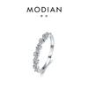 Temperamento pequeño fresco plata s925 diamante circonita anillo fino para mujer japonés y coreano moda versátil joyería de anillo de comercio exterior europeo y americano