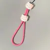 Cordón para Teléfono de Dibujos Animados Funda para Auriculares Botella de Agua Unidad USB Calentador de Manos Mini Ventilador Correa de Muñeca para Teléfono Anti-Pérdida para Teléfono