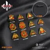 Insignias de Título 3D Delta Periférico: Joven Genio, Magnate de Diamantes, Lobo Solitario, Colección Emblema de Vanguardia