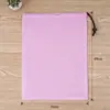 Bolsa de nylon com cordão para acabamento de roupas, bolsa de armazenamento, cordão de poliéster, atacado de fábrica