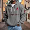 Ropa Nueva para Hombre Transfronteriza Amazon Más Vendida Cremallera Multibolsillo Nueva Sudadera Tendencia de Comercio Exterior Sudadera Serie NFL