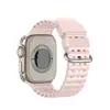 Adecuado para correas de Apple Watch, correas de Ultra Watch, correas de reloj deportivo S11, correas de silicona transpirables con agujeros tipo océano para Apple