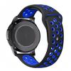 Correa de Silicona de Dos Colores de 20/22 mm Transpirable Hebilla Trasera Correa Deportiva Adecuada para Gear S3 GT 2E Correa de Silicona