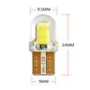 Ventas Directas de Fábrica Lámpara T10 Cob Cristal Silicona Corta W5W Astigmatismo Alto Brillo Transparente Impermeable Luz Indicadora de Ancho de Coche
