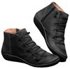 Outono 2020 Novo Estilo Europeu e Americano Botas Martin Femininas desejo Comércio Exterior Tamanho Grande 40-43 Botas Curtas de Fundo Plano para Mulheres