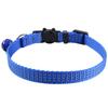 Nuevo collar con hebilla de seguridad reflectante para cabeza de gato con orejas redondas, collar con cascabel para mascota, venta al por mayor