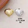 Novos Acessórios Tridimensionais Brilhantes em Forma de Coração de Múltiplas Especificações, Pingentes de Coração, Colares DIY Feitos à Mão, Pingentes para Celular, Acessórios