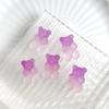 Pegamento de color crema lindo DIY arena ácida oso de goma estilo japonés accesorios de comida de juguete pasador DIY joyería accesorios de resina