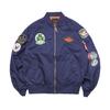 Chaqueta de Béisbol Americana Estilo Militar de Primavera y Otoño Silueta Oversize Piloto Unisex Delgada Versión Coreana Chaqueta Moderna