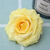 Flor Artificial Rosa com Pétalas Enroladas 12 Cores Cabeça de Flor Falsa Flores Artificiais de Alta Qualidade Decoração de Parede de Flores para Casamento Diâmetro 9cm Fabricante de Flores Artificiais