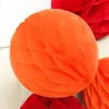 Enfeite Pendente Bola de Favo de Mel para Casamento Primeira Festa de Aniversário Novo Estilo Chinês Flor de Puxar 3D Lanterna Bola de Carvão Pendurada Decoração de Festa Janela Festival