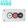 Caja de Botones Impermeable 1 Agujero 2 Agujeros 3 Agujeros 4 Agujeros Xb2.Xal-B324 Caja de Control Interruptor de Botón Zb2Xal-B334