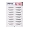 Calcomanía para Cejas 6D Perezosa Impermeable Imitación 3D Ecológica Calcomanía para Cejas TikTok Rojo de Internet Tatuaje de Transferencia de Agua Calcomanía para Cejas Tatuaje