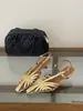 Nuevas Sandalias de Verano 2026, de Moda y Cómodas, Mocasines Cerrados de Tejido Hueco con Tacones Finos, Elegantes Sandalias para Mujer en Blanco