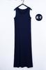 Vestido largo tipo chaleco modal de primavera y verano con tirantes largos sueltos y falda base con forma de I interior, vestido de talla grande
