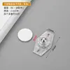 Tipo Adhesivo Polea Universal Rueda con Rodamiento de Bolas sin Perforaciones Base Engrosada para el Hogar Rueda Pequeña Silenciosa Móvil Resistente al Desgaste