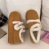 Zapatos Birkenstock Cómodos de Piel Sintética, Perezosos, Forrados, Cálidos, Modernos, Suela Gruesa 2026 para Mujer, sin Cordones, Versátiles, Zapatos de Algodón para Otoño/Invierno