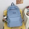 Mochila Escolar Estilo Japonés para Estudiantes de Secundaria y Preparatoria Femeninas, Mochila de Doble Capa de Gran Capacidad para Estudiantes Universitarios, Almacenamiento Estilo Viaje y Campus