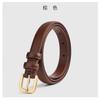 Cinturón de piel sintética auténtica para mujer, nuevo, combinable con todo, para verano y otoño, decorativo, de alta gama, para falda y vaqueros.