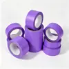 Cinta washi morada resistente a los rayos UV, papel separador de colores, cinta de enmascarar impermeable para pintura de automóviles, decoración, marcado de juntas y marcado de líneas