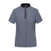 Vestido de Verano de Manga Corta para Limpieza Ropa de Trabajo de Camarera de Hotel Limpieza de Pisos Tía Uniforme PA