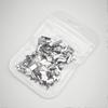 Broca de unha mista mais vendida em resina em forma de diamante branco, diamante, cavalo de amor, broca de unha, acessórios artesanais para decoração de unhas