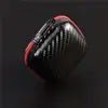 Bolsa para Auriculares Qkz Cargador Multifuncional para Teléfono Móvil Organizador de Cables de Datos Caja de Bolso de Cuero para Cosméticos Bolsa con Cremallera Resistente a la Presión