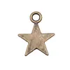 15x 12mm 0,6g multicolor Comércio exterior acessórios de liga Sol Lua estrela estrela de cinco pontas pingente