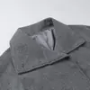 Roupas femininas europeias e americanas transfronteiriças, best-seller do AliExpress, elegante casaco de lã de inverno com gola alta e cinto