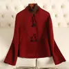 Abrigo de Lana Doble Cara Corto con Cuello Alto Estilo Chanel para Mujer, Chaqueta de Lana Pequeña de Cachemira, Nuevo Modelo de Alta Gama Otoño e Invierno