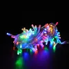 Luzes LED coloridas plugue macho e fêmea cordão de luzes piscando luzes feriado Natal decoração de casamento projeto de iluminação plug-in estrelas