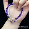 Pulseira de Agata Vermelha em Formato de Cabaça com Pequenas Contas de Sorte, Estilo Fashion, Presente de Aniversário, Atacado para Transmissão ao Vivo, Presente de Aniversário para Meninas