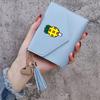 Monedero de Color Sólido con Borla de Frutas y Verduras Shein 70% de descuento Cartera Estilo Ins Cartera para Mujer Portatarjetas de Estudiante Cartera Delgada