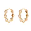 Brincos de Tarraxa S925 Prata Esterlina Estilo Minimalista Europeu e Americano com Diamantes, Brincos de Nicho da Moda Unissex para Mulheres
