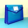 Bolsa Transparente A4 de Grande Capacidade Bolsa com Botão Bolsa para Documentos Bolsa Classificadora de Provas de Aluno Bolsa para Reforço Bolsa de Armazenamento de Informações