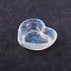 Cristal Natural Goteo de Pegamento Amor Cartucho de Incienso Caja Piedra Original Cristal Desmagnetizador Cuenco Quemador de Incienso de Interior Base para Cartucho de Incienso Hogar