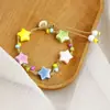 Pulsera de cerámica de Jingdezhen, nueva y que no se decolora, para estudiantes mujeres, pulsera de cuentas de estilo antiguo, pulsera de cerámica fresca y moderna