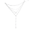 Cross-border Bohemian Moon Pendant Multi-camada Handmade Necklace Set Fornecimento Atacado Quatro camadas