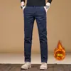 Pantalones casuales de alta gama italianos para hombre, nuevos pantalones rectos de corte slim para 2026, pantalones de vestir para hombre de primavera y otoño
