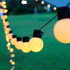 Luces de cadena para camping, luces de cadena de bolas grandes, luces decorativas, luces para puesto, luces para mercado nocturno, luces impermeables con toldo para tienda de campaña, luces de ambiente para exteriores
