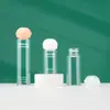 Frasco conta-gotas personalizado de 20ml com ponta de plástico, frasco de essência em PET, frasco colorido para óleo essencial, frasco transparente para amostra.
