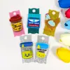 Placa de Nombre Acrílica con Brillo Transfronteriza DIY Accesorios para Portavasos de Vaso de Agua Stanley de 40 oz Tapa de Vaso de Dibujos Animados Linda