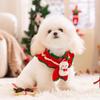 Cachecol de Tricô de Natal para Filhote Cachecol Quente para Pet Cães Pequenos Teddy Bichon Gato Acessórios de Outono e Inverno