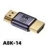 Adaptador 8K Hdtv2.1 Macho a Hembra hasta 90 Grados 270 Grados Am/Af Computadora TV Adaptador de Ultra Alta Definición