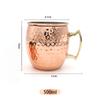 Aço Inoxidável 304 Copo Moscou Nezuko Copo Tambor Copo de Bar para Cocktail Copo para Destilados Copo para Bebidas Frias Copo de Cerveja