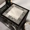 Mantel para mesita de noche, mantel de estilo minimalista, sensación de lujo ligero y alta gama, protector de mesa impermeable y resistente a las manchas, funda lavable.