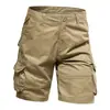 Amazon Transfronterizo 2026 Nuevos Pantalones Cargo de Color Sólido Sueltos con Múltiples Bolsillos de Cinco Bolsillos Talla Grande Moda Casual