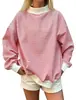 2026 Ropa Europea y Americana Transfronteriza para Mujer Amazon Otoño Nueva Moda Casual Rayas Manga Larga Sudadera con Capucha Holgada