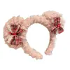 Diadema de Peluche de Oso de Dibujos Animados Estilo Universitario Linda Diadema Otoño e Invierno Pelo de Cordero Diadema para Lavarse la Cara Venta de Pinzas para el Cabello Lindas para Niñas