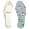 Palmilhas de Látex Infantis para Verão, Frescas e Casuais Esportivas, Palmilhas de Lona com Estampa de Desenho Animado Personalizável